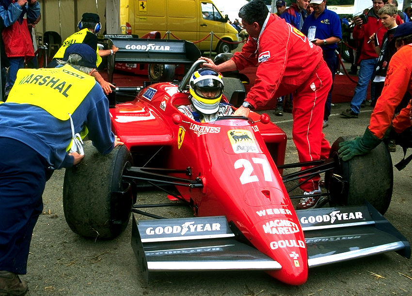 Ferrari 156-85 F1 s/n 082, Matt Aitken, driven by Michele Alboreto 