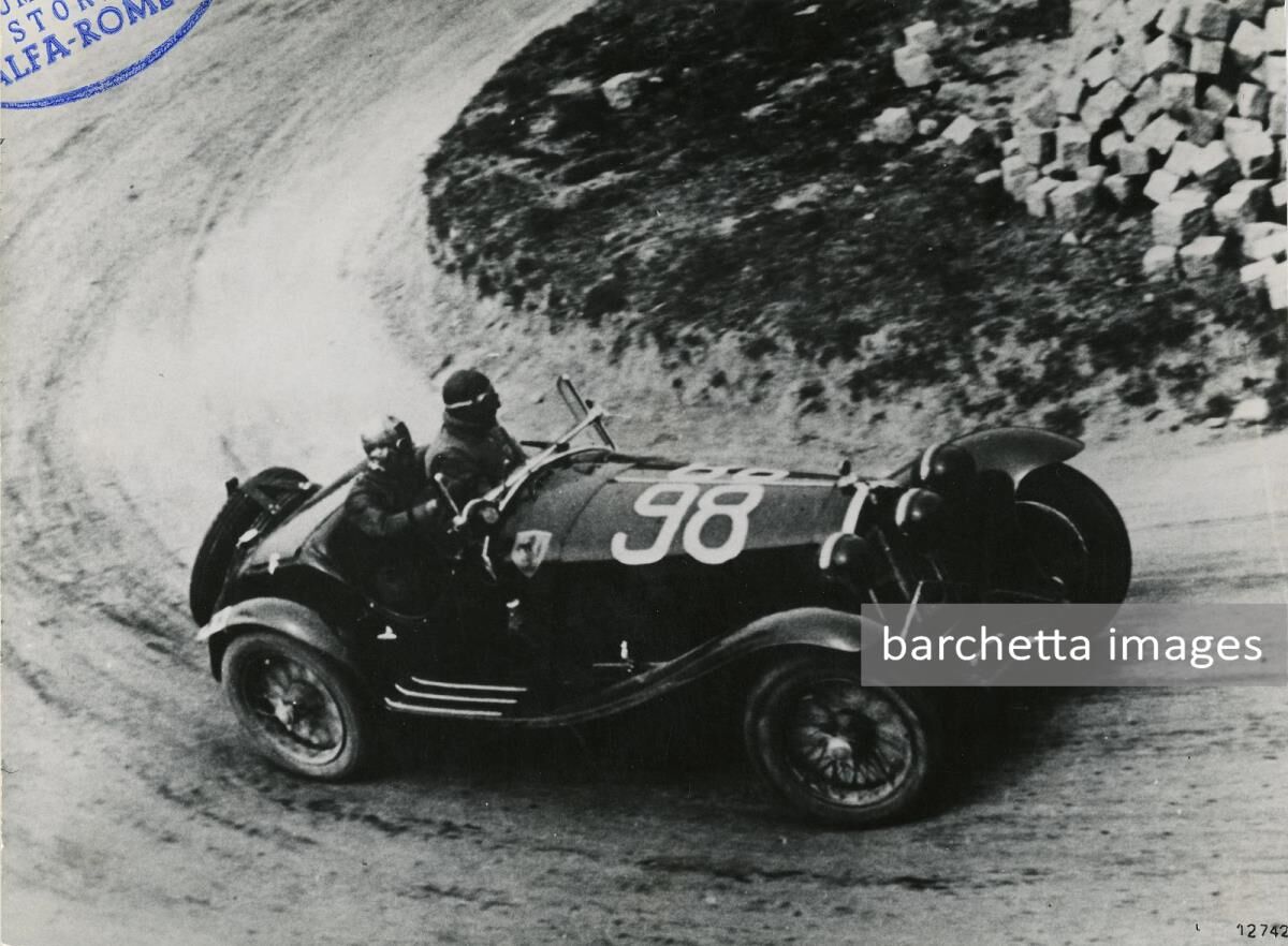 1933/apr/09 - 1st OA 1st S/TP+1.5 1st 3.0 - Mille Miglia - Tazio Nuvolari (I) / Decimo Compagnoni - #98