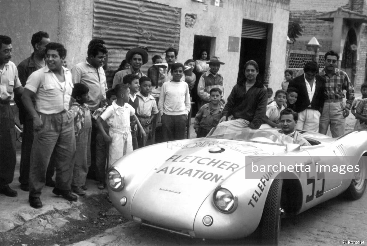 1954/nov/23 - 3rd OA 1st IC - Carrera Panamericana - Hans Herrmann - #55