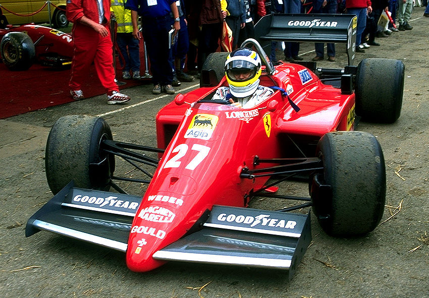 Ferrari 156-85 F1 s/n 082, Matt Aitken, driven by Michele Alboreto 